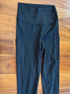 aerie the hugger legging, 7/8 length, black, XL, great condition